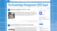 Desktop Screenshot of knowledgemanagementdepot.com